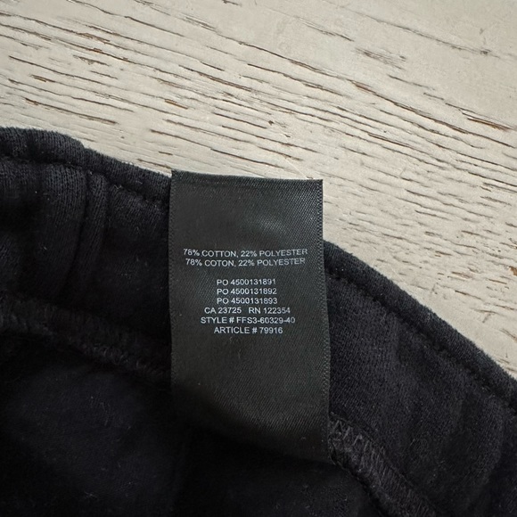 ARITZIA | TNA COZY FLEECE BOYFRIEND BASIC SWEATPANTS SOFT (BLACK) TALL - Picture 12 of 12